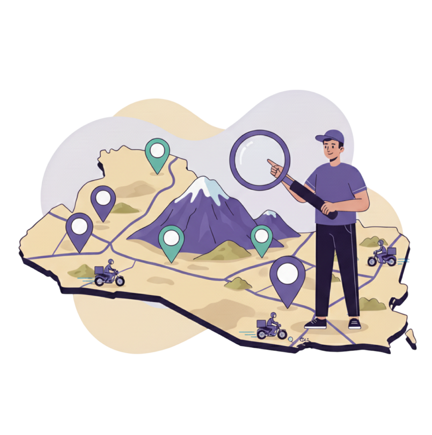 ilustracion de mapa